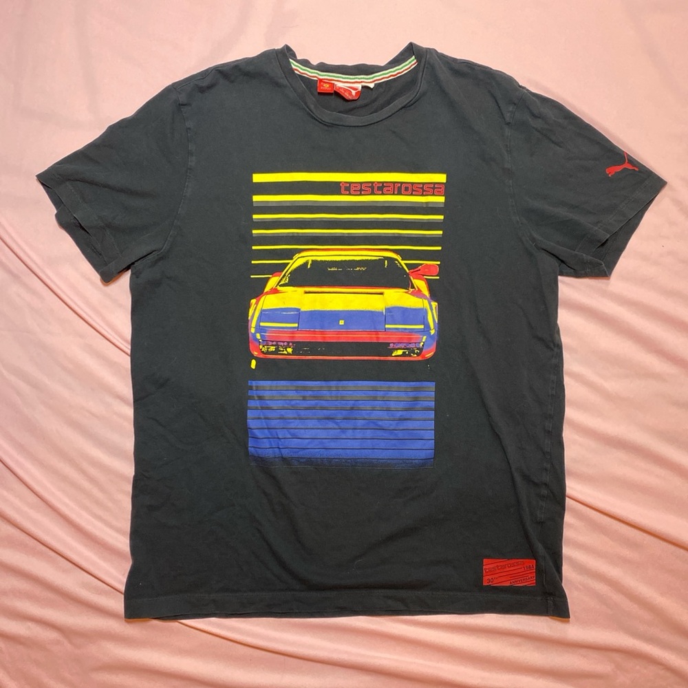 Puma Ferrari Collab Men's Graphic T-Shirt